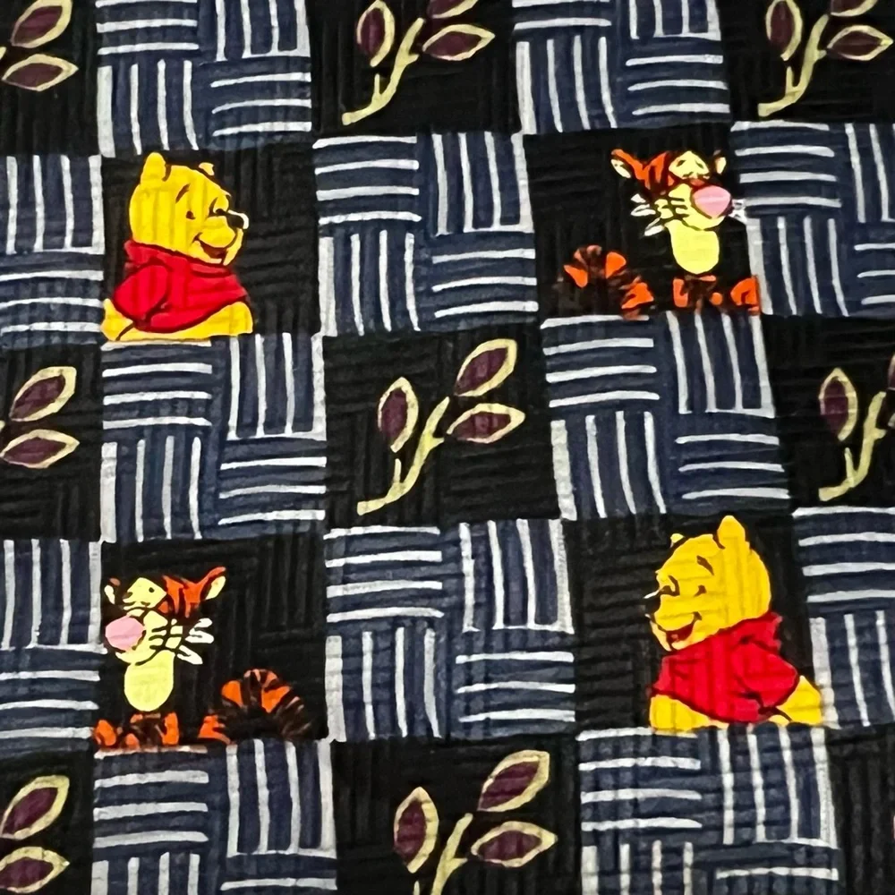 Winnie The Pooh Cartoon Men’s‎ Tie Blue Novelty Business Casual Retro Necktie